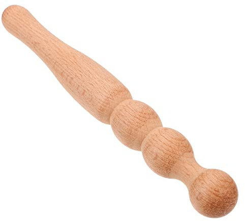 CALLARON Palo de Masaje de Madera para Pies y Cuerpo, Herramienta de Masaje Raspador Diseño Ergonómico, Superficie Lisa para Uso en Casa o Salón