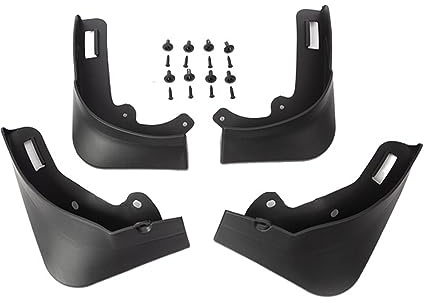 4Pcs Mud Flaps Compatible For Tesla Model Y 2022 2021 2023 Mudguards Car Fender Invisible Splash Guards Splashboard Matte Black Accessories(Matte Black)