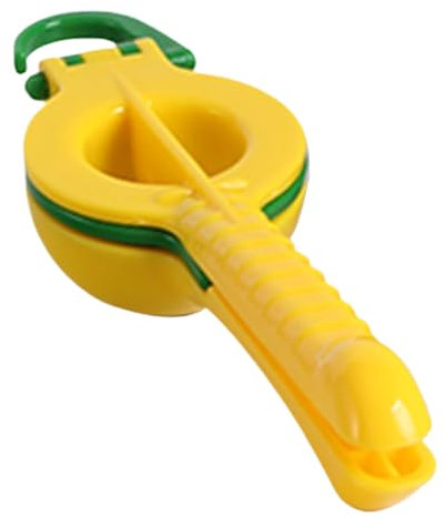 Juicer Handheld, Lemon Squeezer Manual, 10.04x2.95x2.17 inches Portable Comfort Grip Vegetable Press for Kitchen Family Breakfast Camping Fitness Baby Food Prep Restaurant Use