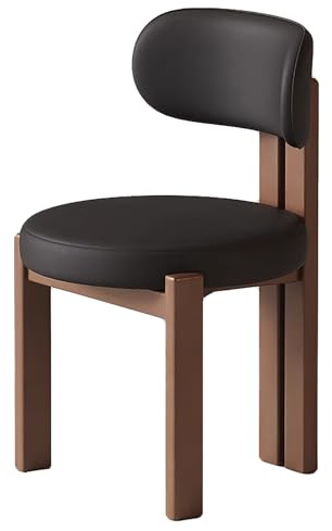 Sillas de comedor tapizadas modernas con respaldo curvado, cómodo cojín para asientos ergonómicos en la cocina o sala de estar