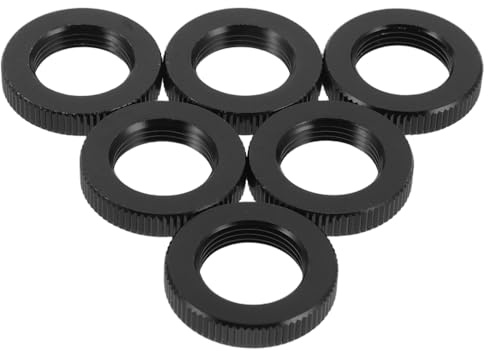 Yardenfun 6 Stück Mikrofonstativ Gewindeadapter muttern Stativ Zu Mikrofon Adapter Mikrofonstativ Schraubadapter Mikrofonstativmutteradapter Montageadapter Stativ
