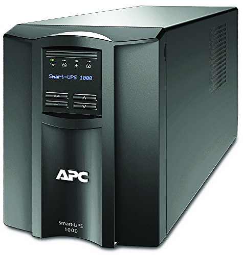 APC by Schneider Electric Smart-UPS SMT-SmartConnect - SMT1000IC - Uninterruptible Power Supply 1000VA (Cloud enabled, 8 Outlets IEC-C13) Black
