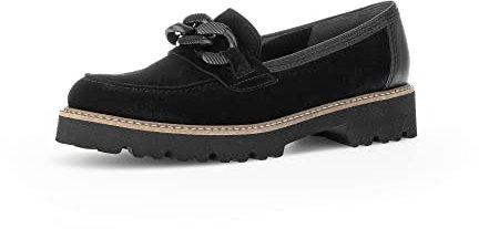 Gabor Donna Mocassini, Signora Pantofole,Pantofola,Scarpe da College,Scarpe Business,Nero (Schwarz),38 EU / 5 UK