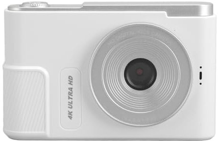 Appareil Photo Numérique 48MP, Caméra 4K, Zoom Numérique 16x, écran 2,4 Pouces, Appareil Photo Compact Portable, Petite Caméra Vidéo pour Adolescents, Adultes, Débutants