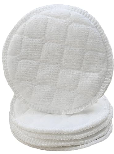 BESTonZON 100stücke Waschbare Stilleinlagen Für Mütter Geburt Einlagen Gegen Galaktorrhoe Waschbare Unterwäsche-patches Schutz Vor Auslaufen Sanft Zur Haut Wiederverwendbar Für Nachhaltigkei