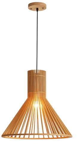 Luminaires Suspendus en rotin, Panier d'éclairage de Plafond Boho tissé à la Main, Lustre en rotin à dôme tissé, Abat-Jour, Grande Lampe Suspendue en Osier pour îlot de Cuisine