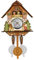 Veesper Horloges de Coucou pour Mur, Horloge d'oiseau Qui Chante à l'heure avec Pendule 9.1x5.1x2.2 '' Contrôle Volume réglable Horloge de Coucou pour Salon, étude et Salle d'enfants