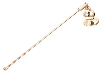 ABOOFAN Candle Snuffer and Extinguisher with Long Handle, 30cm Metal Bell Design, Aromatherapy Candle Jar Snuffer for Safe Flame Control in Home and Aromatherapy Use