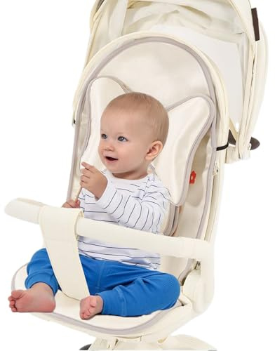 Coussin Rafraîchissant pour Siège Auto - Coussin Rafraîchissant pour Poussette et Siège Auto,Gel Respirant Anti-Chaleur avec Évacuation d'Humidité - Couverture Aérée Lavable pour Longs Trajets en
