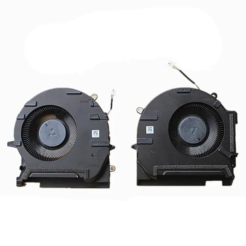 HYFOZAE Ventilateur de Refroidissement pour processeur/Carte Graphique d'ordinateur Portable HP 7 Plus 17-CK TPN-Q266 M78888-001 M78889-001 EG75091S1-C010-S9A EG75091S1-C020-S9A(CPU and GPU Fan)