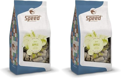 Speed Delicious speedies Pure Apple, friandise pour Cheval saveur Pomme, sans céréales, Les Meilleurs ingrédients, Tout Simplement Pratique (1 kg) (Lot de 2)