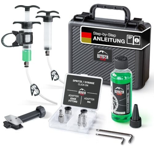 Borgen PRO Luftningskit för SRAM Maven & DB Skivbromsar för Cykel - SRAM luftningskit med instruktioner, 100 ml mineralolja, för SRAM Maven, DB4, DB6 och DB8