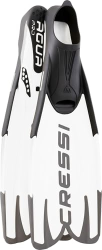 CRESSI Desde 1946 - Agua Pro Fins - Aleta con Calzante Cerrado Ideal para Escuelas de Buceo y Alquiler de Equipos, Gracias a su Estructura Robusta y Fiable