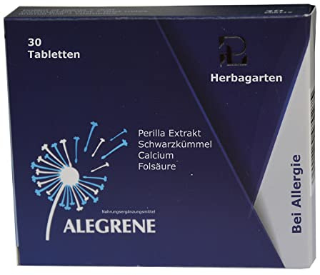 Pharmacy Laboratories Allerin Anti Allergie Ergänzung | 15 Tabletten | Enthält Kalzium, Sesamblatt Extrakt & Folsäure | Für Menschen, die allergisch gegen Pollen, Staub, Tierhaare oder Kosmetika sind