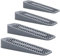 4 Pack Door Stoppers for Floor (12 x 3.6 x 2 cm) – Heavy-Duty Non-Skid Door Wedges – Scratch-Resistant Door Stop for Bottom Door Solidness – Ideal for Floors, Carpets, Tiles & Wood (Grey)