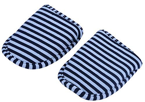 Chausson Hotel, Pantoufles de voyage pliables Chausson Spa Pantoufles De Salle De Bain réutilisables en coton doux antidérapant (WoMan à rayures café)