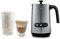 De'Longhi LatteMix EMF3.M, Cappuccinatore Elettrico per Latte e Bevande Vegetali, Funzioni di Schiuma Fredda e Calda, Montalatte con Coperchio Trasparente, Tre Comandi, Max Latte 250ml, Metallo