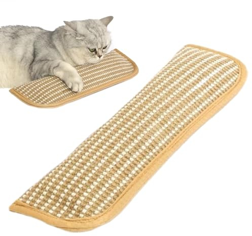 Jouet à mâcher pour Chat - Coussin pour Chat - avec à Chat - Accessoire pour Animaux de Compagnie - Résistant aux morsures - Planche à gratter pour Le Sol - pour l'intérieur - Permet de Faire du