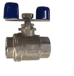 1 Stück Edelstahl-Kugelhahn – 1/2 bis 4, zweiteiliges Gerät for Wasser, Öl und Gas – 1000 WOG(3/4inch)