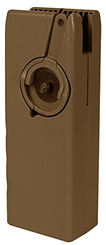 DECHO-C Airsoft Speed Loader M4 Handkurbel Lader - 6mm, 1000 Schuss, Tan, Kunststoff