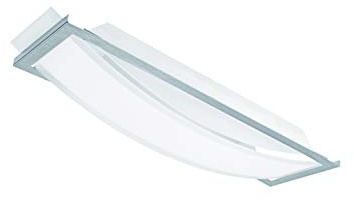 Ledvance LED Wand- und Deckenleuchte, Leuchte für Innenanwendungen, Warmweiß, Lunive Arc 4060000000000 44x12cm