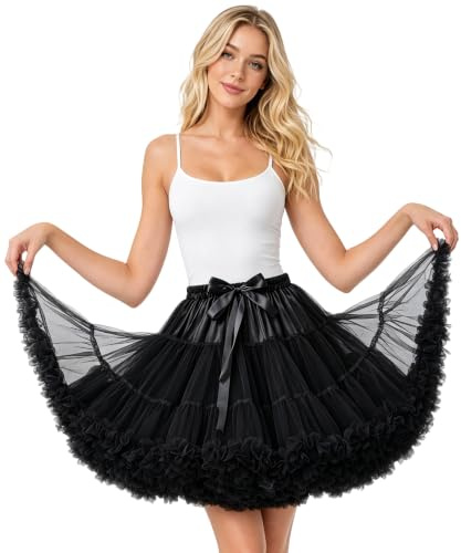 Multi-Layer Tulle Petticoat Women Underskirt for Party Cosplay