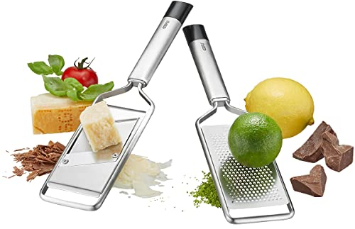 GEFU 00186 Set: Gourmet-Hobel PRIMELINE, mini + Feinreibe PRIMELINE, mini