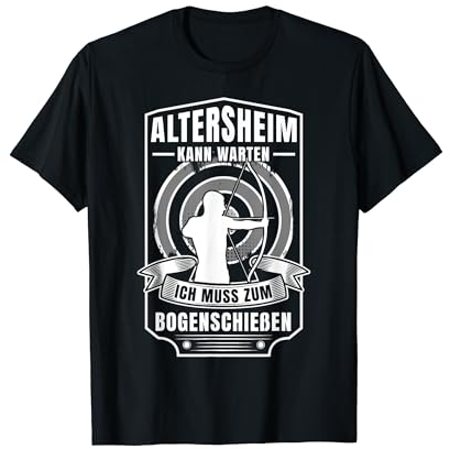 Bogenschießen Geschenk Pfeil Männer Schützenverein Bogen T-Shirt
