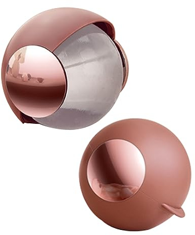Reusable Gel Lint Roller Ball for Pet Hair, Washable Lint Remover Sticky Pet Hair Remover for Clothes, Laundries Dust Fuzz Fur Travel Household Brownish Red
