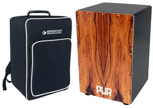 Pur PC1077 Vision One Santos Palisander Cajon + keepdrum Cajon-Tasche