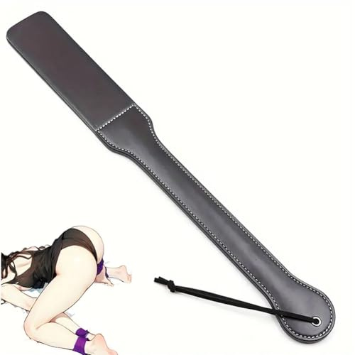 HAZURE 1 Raqueta de Cuero de látigo de Cuero de PU extendida de Dos Capas, látigo de equitación Ecuestre, látigo de Juguete para Adultos