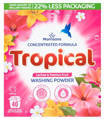 Morrisons Poudre à lessive bio tropicale, 2 kg
