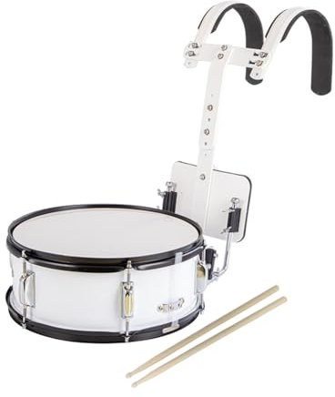 HDYNUZ Snare Drum, 12'' x 5,7'' Snare Drum Kit Marching Snare Drum Rückrahmen aus Aluminiumlegierung, für Marching School Band Student Snare Drum Kit