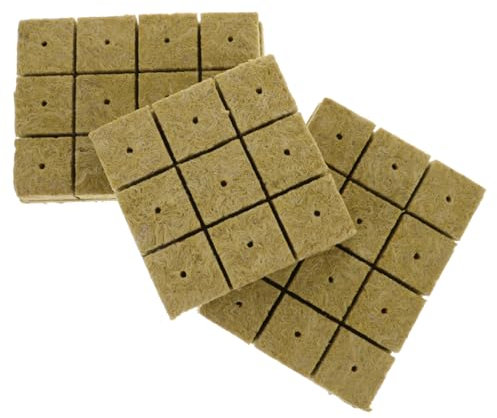 FONDOTIN Blocchi Nutritivi per Coltivazione a Torre per Semina e Propagazione, Cubetti di Substrato Idroponico 50x50x40mm, Leggerezza e Drenaggio Uniforme per Piante in Vaso e Giardino sul Terrazzo