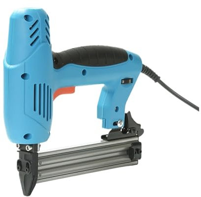 Grapadora neumática para tapicería Grapadora neumática de pistola de clavos eléctrica for enmarcar y carpintería grapadora de construcción de muebles de madera de 1800W