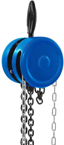 2T Kettenzug, Handkettenzug mit 3m Kette 6mm Dicke, Tragkraft Flaschenzug Seilzug Hebezug Kettenblockaufzug für Transport, Fabriken, Farmen, etc