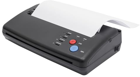 pochcicou Tattoo Transfer Maschine, Tätowiermaschine, Effektive Scannerbreite 21cm, Dokumentenformat A4, Stencil Drucker für Haushalte, Ateliers, 28x16.5x7cm