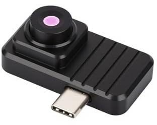 Waveshare Mobile Infrared Thermal Imaging Camera, Type-C Interface, Plug-and-Play, 160x120 Resolution, 88° Field of View, Aluminum Alloy Case