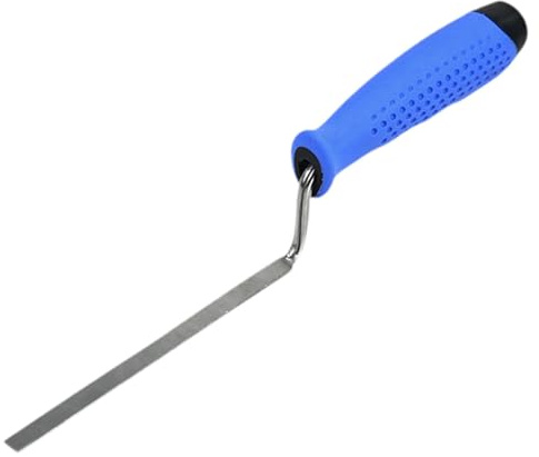 Harilla Tuck Pointer Tuck Point Trowel with Handle Masonry Multifunctional Stucco Cement Kit Concrete Masonry Mortar Repair Tool, Width 9.5 mm