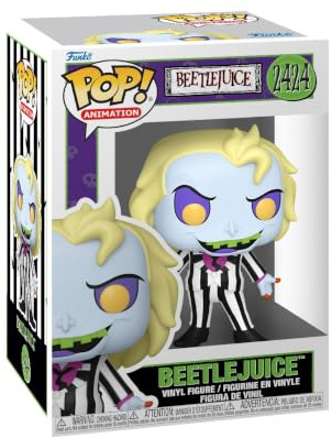 Funko POP! Animation: Beetlejuice - Beetlejuice | Official Merch - Collectable Vinyl Figurine for Shelf Display - Birthday Gift Idea for Fans and Collectors