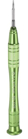 QUARKZMAN Cacciavite A Stella Di Precisione T4x25mm aimanté Testa A 6 Punte Mini Cacciavite A Penna Con Impugnatura Antiscivolo Per Occhiali Orologi Laptop Elettronica Verde