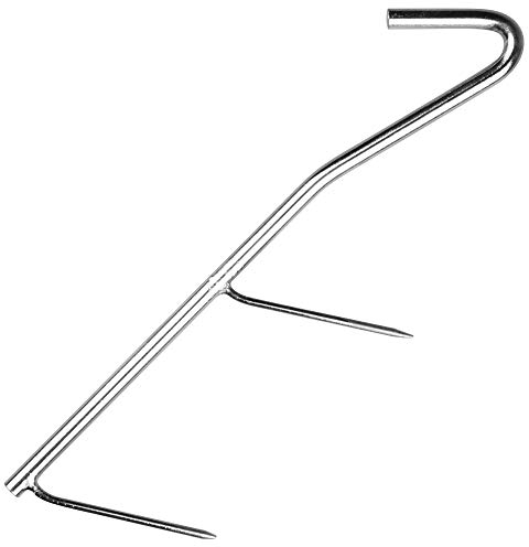 FTM Räucherhaken de Luxe - Haken zum Räuchern von Fischen, Fischräucherhaken