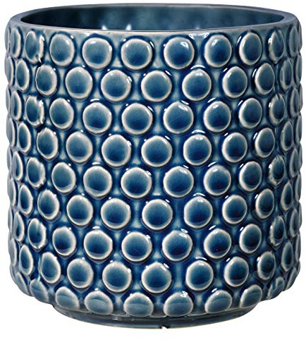 Bloomingville DOT Blumentopf Blumentopf Pflanzgefäß Pflanzgefäße Deko Pflanzgefäße für Innen Retro Kreativ S (12,5 cm Ø) Pe