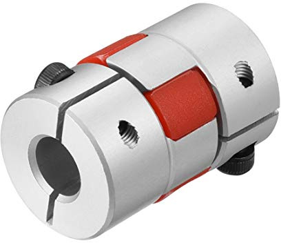 uxcell Shaft Coupling 8mm to 10mm Bore L30xD20 Flexible Coupler Joint for Servo Stepped Motor