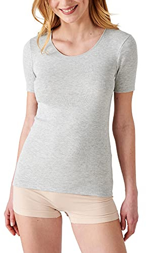 Damart T-Shirt a Maniche Corte Fine Cote-54114 Intimo, Grigio, XXL Donna