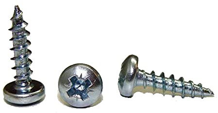 200 PanHead 5x16 mm PZ2 verzinkt Halbrundkopf Rundkopf Holzschrauben Kreuzschlitz