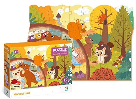 Harvest time Seasons Autumn Jigsaw Puzzle for Kids 4 years old and up 60 pieces Dodo Perfect Educational Gift for Boys and Girls