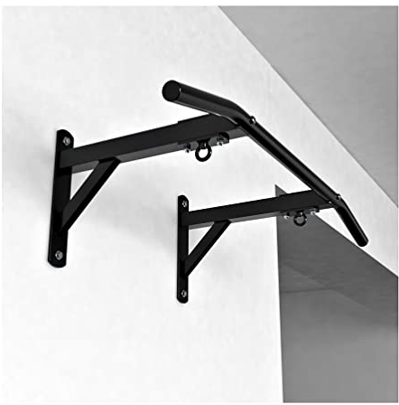 Pull Up Bar An Der Wand Montierte Klimmzugstange, Strapazierfähige Krafttrainingsstange Mit Stabiler Basis, Sandsack-Schaukel-Widerstandsband-Aufhängungsstangen, 661 Lbs