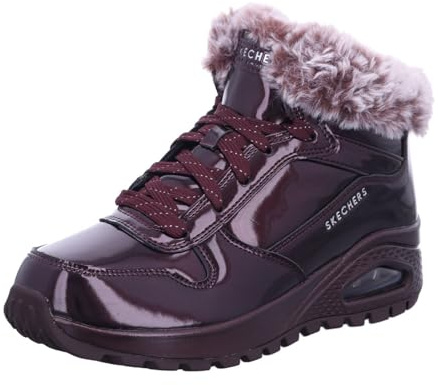 Skechers Women's Uno Rugged Ankle Boot, burgunderfarben, 39 EU