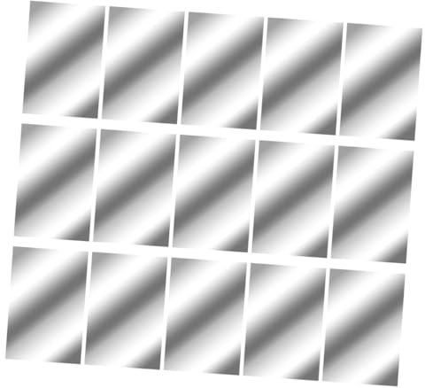 MAGICLULU Pet 15-teiliges Set Selbstklebende Wandspiegel-aufkleber Reflektierende Wohnkultur Einfache Anwendung Tolles